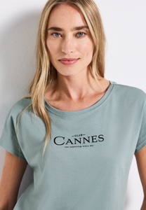 STREET ONE Shirttop, mit Folien-Wording
