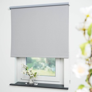 LIEDECO, Liedeco Seitenzugrollo »Uni«, verdunkelnd, mit Bohren, freihängend, Welle 36 mm stabiler Kettenzug, Liedeco Seitenzugrollo »Uni«, verdunkelnd, mit Bohren, freihängend, Welle 36 mm stabiler Kettenzug