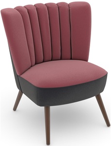 MAX WINZER, Max Winzer® Sessel »build-a-chair Aspen«, im Retrolook, zum Selbstgestalten, Max Winzer® Sessel »build-a-chair Aspen, Loungesessel mit Samtvelours Bezug,«, im Retrolook, zum Selbstgestalten