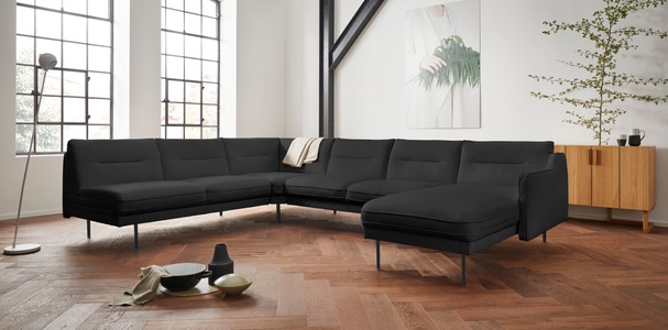 ANDAS, andas Wohnlandschaft »Nordfyn«, edles Design in 3 Bezugsqualitäten, Design by Morten Georgsen, andas Wohnlandschaft »Nordfyn U-Form«, edles Design in 3 Bezugsqualitäten, Design by Morten Georgsen