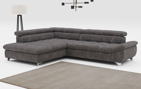 COTTA Ecksofa »Gemini L-Form«, mit Kopfteilverstellung, wahlweise mit Bettfunktion