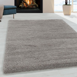 Ayyildiz Teppiche, Ayyildiz Teppiche Hochflor-Teppich »FLUFFY 3500«, rechteckig, 50 mm Höhe, robuster Langflor, ideal für Wohnzimmer und Schlafzimmer, Ayyildiz Teppiche Hochflor-Teppich »FLUFFY 3500«, rechteckig, 50 mm Höhe, Langflor, Shaggy, uni, robust, auch in rund erhältlich, Wohnzimmer