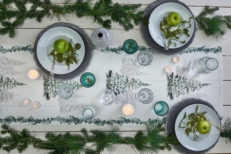 undefined, Apelt Kissen Winterwelt, gefüllt, APELT Dekokissen »3602«, Kissenhülle mit Füllung, 1 Stück