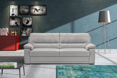 Egoitaliano, Egoitaliano 2,5-Sitzer »Doris«, Egoitaliano 2,5-Sitzer »Doris, modernes Designersofa, Ledersofa mit erstklassiger Sitzqualität« edle Detailverarbeitung, perfekte Polsterung, aus hochwertigem Leder