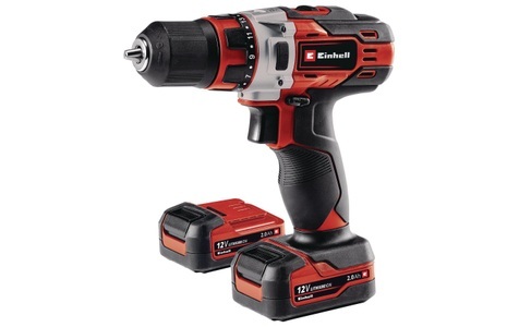 Einhell, Einhell TE-CD 12/1 Li (2x2,0Ah) Akku-Bohrschrauber 12 V 2000 mAh Li-Ion inkl. 2. Akku, inkl. Koffer, 