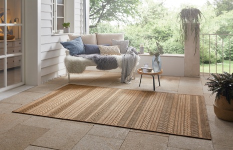 BOUGARI, Teppich, »Granado«, bougari, rechteckig, Höhe 6 mm, maschinell gewebt, NORTHRUGS Teppich »Granado«, rechteckig, 6 mm Höhe, In- und Outdoor, Sisal Optik, Robust, Pflegeleicht, Flachgewebe