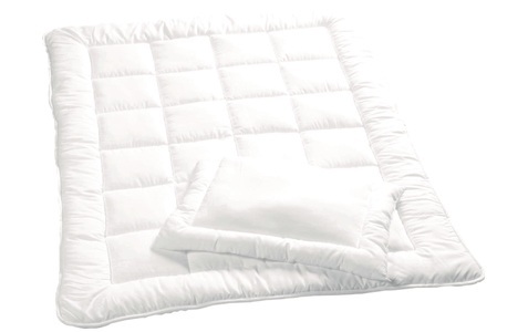 Odenwälder, ODENWÄLDER Steppbetten-Set Mikrofaser 100x135 / 40x60, Odenwälder Kinderbettdecke »Duvet Microfaser Bettenset 2 tl.«, normal, (2 St.)