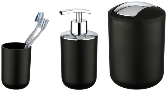 Wenko, WENKO Badaccessoires-Sets »Brasil«, WENKO Badaccessoire-Set »Brasil«, (Set, 3 tlg.)