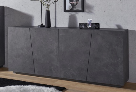 TECNOS, Tecnos Sideboard »Vega«, Breite 200 cm, INOSIGN Sideboard »Vega«, Kommode mit 4 Türen, Breite 200 cm