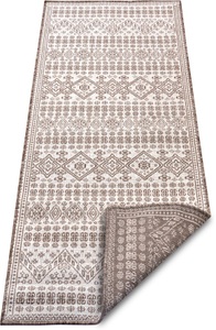 NORTHRUGS, NORTHRUGS Läufer »Doha«, rechteckig, 5 mm Höhe, In- und Outdoor Teppich, Wendbar, gekettelt, strapazierfähig, pflegeleicht, Wohnzimmer, Balkon, Garten, in der EU Hergestellt, NORTHRUGS Läufer »Doha«, rechteckig, 5 mm Höhe, Wendbar, gekettelt,strapazierfähig,pflegeleicht, in der EU Hergestellt