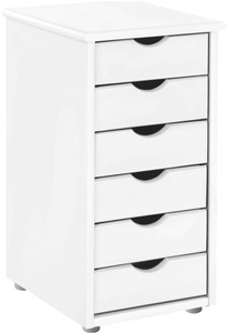 my home Kommode »Gava«, aus massivem schönem Kiefernholz, mit vielen Stauraummöglichkeiten, Breite 39 cm