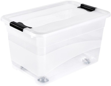 keeeper, keeeper Aufbewahrungsbox »konrad«, (Set, 2 St.), mit Rollen, keeeper Organizer »konrad«, (Set, 2 St.), Aufbewahrungsbox, 33 L, mit Rollen, Deckel, Schiebeverschluss