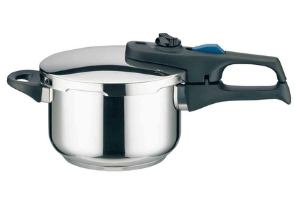 Elo, Schnellkochtopf ELO Silber, Elo Schnellkochtopf »Praktika Plus XS«, Edelstahl 18/8, (1 tlg.), Dampfkochtopf, 2,7 Liter, Induktion