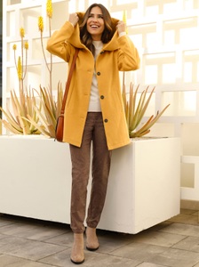 Classic Basics Langjacke, mit Kapuze
