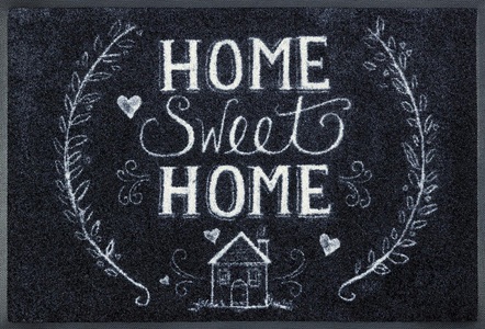 wash+dry by Kleen-Tex, Fussmatte waschbar, wash+dry by Kleen-Tex Fussmatte »Chalky Home Fussmatte«, quadratisch, - mm Höhe