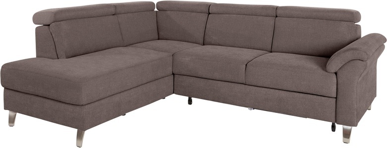SIT&MORE, sit&more Ecksofa, sit&more Ecksofa »Arngast L-Form« inklusive Kopfteilverstellung und Federkern