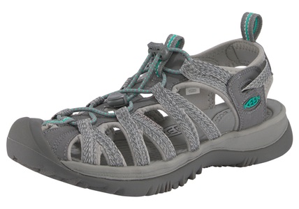 Keen, Keen Damen Whisper Sandale (Größe 39.5, Grau), Keen WHISPER Outdoorsandalen Damen