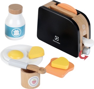 Klein, Theo klein Electrolux Toaster, Holz, Klein Kinder-Toaster »Holzspielzeug, Electrolux, Holz«, mit Toastscheiben aus Holz