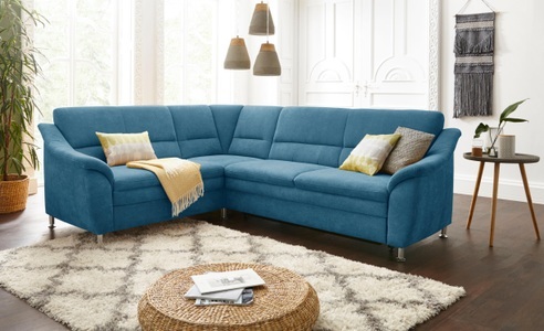 SIT&MORE, sit&more Ecksofa, sit&more Ecksofa »Cardoso L-Form«, mit Federkern, wahlweise mit Bettfunktion und Schubkasten