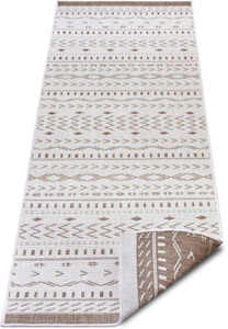 NORTHRUGS, NORTHRUGS Läufer »Kuba«, rechteckig, 5 mm Höhe, In-und Outdoor geeignet, Wohnzimmer, Balkon, Terrasse, Garten, Robust, Pflegeleicht, Flachgewebe, Wendbar, NORTHRUGS Teppich »Kuba Wendeteppich«, rechteckig, 5 mm Höhe, In-& Outdoor, Wetterfest, Balkon, Läufer, Wohnzimmer, Wasserfest