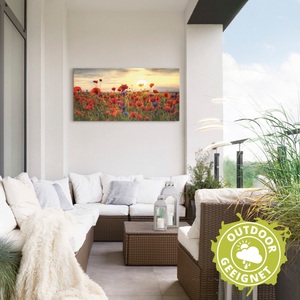 Artland, Artland Wandbild »Mohnblumen«, Artland Wandbild »Mohnblumen«, Blumen, (1 St.), als Alubild, Outdoorbild, Leinwandbild, Poster, Wandaufkleber