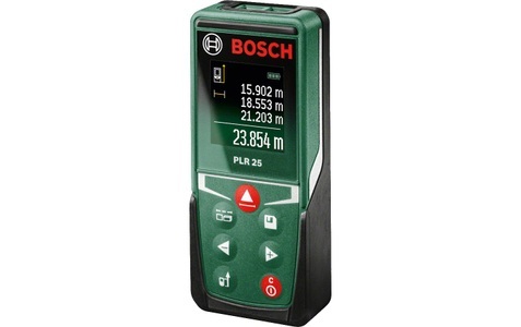 Bosch Home and Garden, Bosch Home and Garden PLR 25 Laser-Entfernungsmesser Messbereich (max.) 25 m, BOSCH Entfernungsmesser »PLR 25«
