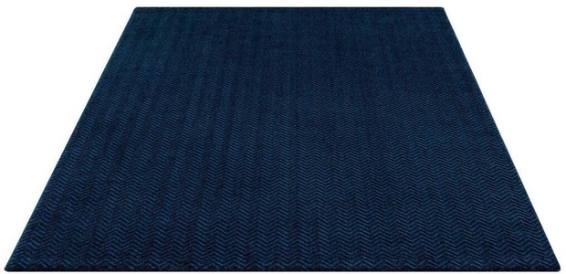 Carpet City Teppich »Fancy«, rechteckig, 12 mm Höhe, Kurzflor, Einfarbig, 3D-Optik, Wohnzimmer