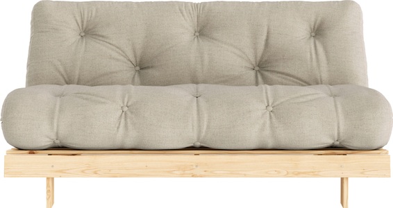 Karup Design, Karup Design Schlafsofa »Roots 160«, (2 St.), Mit Holzstruktur, inkl. Futonmatratze, Liegefläche 160x200 cm, Karup Design Schlafsofa »Roots 160 Schlafsofa, Gästebett, Sofa mit Futonmatratze«, (2 St.), Inkl. Futonmatratze, Liegefläche 160x200 cm, FSC® zertifizierte Kiefer