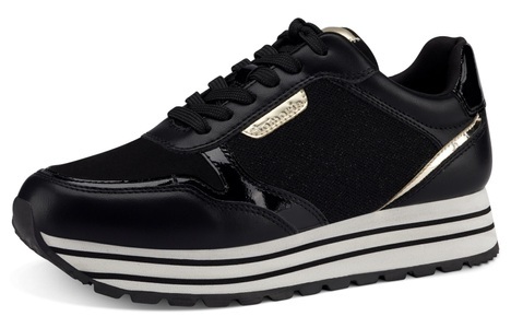 TAMARIS, Tamaris Plateausneaker, mit zweifarbiger Plateausohle, 