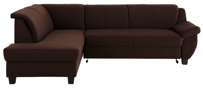 HOME AFFAIRE, Home affaire Ecksofa »Yesterday«, wahlweise mit Bettfunktion, Home affaire Ecksofa »Yesterday zeitlos und elegant, bequeme Armlehnen, L-Form« wahlweise mit Bettfunktion, auch in Cord