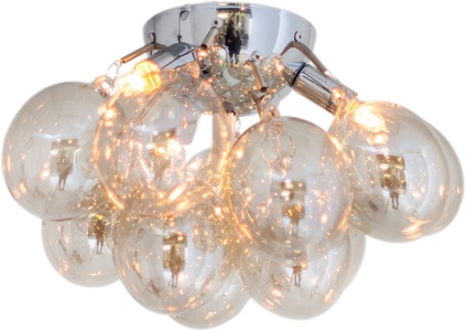 By Rydéns, By Rydéns-Gross Lampe, Amber/Metall, By Rydéns Gross Deckenleuchte, amber, 30 cm