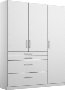 Rauch Pack´s, home24 Drehtuerenschrank Homburg I, rauch Drehtürenschrank »Kleiderschrank Schrank Garderobe Garderobenschrank Topseller HOMBURG«, mit viel Stauraum, oberer Schubkasten mit Einteilung MADE IN GERMANY