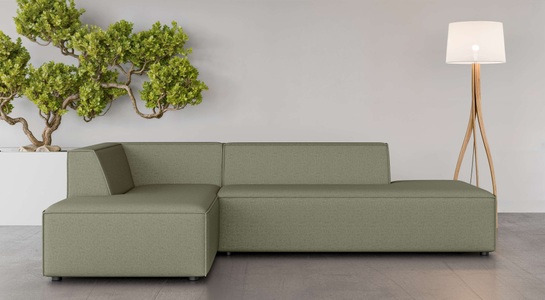 INOSIGN Ecksofa »Cavan«, L-Form, Ottomane links oder rechts bestellbar