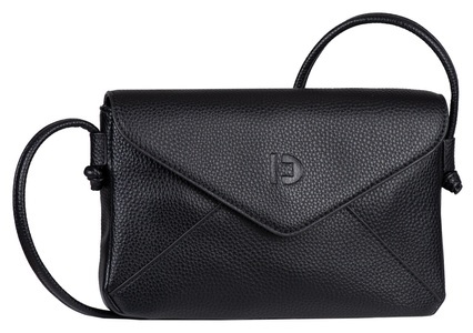 TOM TAILOR DENIM, TOM TAILOR Denim Umhängetasche »VELINA Flap bag S no zip«, mit Schulterriemen, 