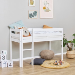 Hoppekids, Hoppekids Spielbett »ECO COMFORT«, Höhe 72cm, Farbe & Grösse & Matratze/Lattenrost wählbar, Hoppekids Spielbett »ECO COMFORT, Hochbett, in 2 Einzelbetten teilbar«, Höhe 72cm, Farbe & Grösse & Matratze