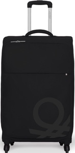 United Colors of Benetton, United Colors of Benetton Weichgepäck-Trolley »Blow, 78 cm, black«, 4 Rollen, 
