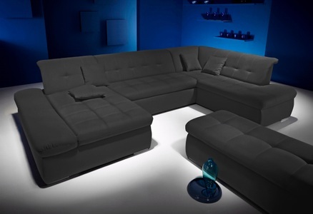 INOSIGN, INOSIGN Wohnlandschaft, wahlweise mit Bett- und Armlehnfunktion, INOSIGN Wohnlandschaft »U-Form«, wahlweise mit Bett- und Armlehnfunktion
