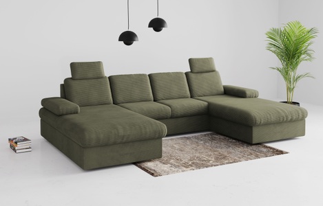 sit&more Wohnlandschaft »Moreno«, mit Armteilverstellung,wahlweise mit Bettfunktion
