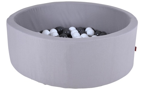 Knorrtoys, knorr® toys Bällebad soft rund grey 100 Bälle, Knorrtoys® Bällebad »soft grey 100«