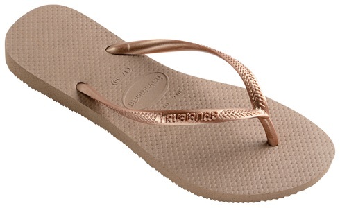 HAVAIANAS, havaianas Slim Flips Damen rose gold 2019 EU 37-38 | Brazilian 35-36 Zehentrenner, 