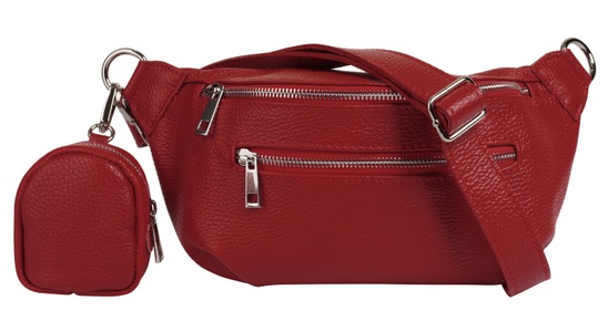 SAMANTHA LOOK, Samantha Look Gürteltasche, echt Leder, Made in Italy, Samantha Look Gürteltasche, echt Leder, Made in Italy