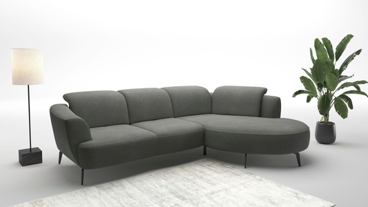 sit&more Ecksofa »Zoe«, ink.Sitztiefenverstellung, wahlweise mit Kopfteilverstellung