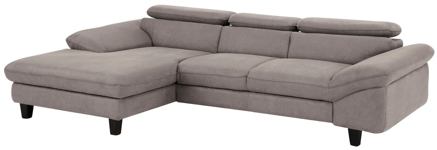 HOME AFFAIRE, Home affaire Ecksofa »Pilot«, wahlweise mit Bettfunktion und Bettkasten, Home affaire Ecksofa »Pilot L-Form« mit Kopfteilverstellung, wahlweise mit Bettfunktion & Bettkasten