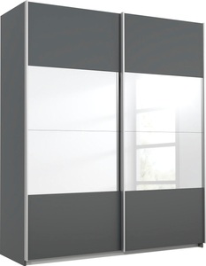 rauch ORANGE, rauch ORANGE Schwebetürenschrank »Quadra«, mit Spiegelelementen, rauch Schwebetürenschrank »Quadra«, mit Spiegelelementen