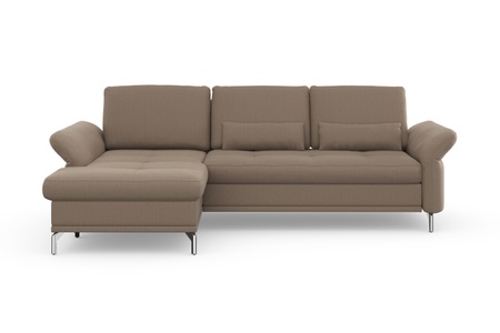 INOSIGN, INOSIGN Ecksofa »Palm Beach«, Federkern, mit Sitztiefenverstellung, wahlweise mit Bettfunktion, Bettkasten und Armteilverstellung, INOSIGN Ecksofa »Palm Beach L-Form«, Federkern, mit Sitztiefenverstellung, wahlweise mit Bettfunktion