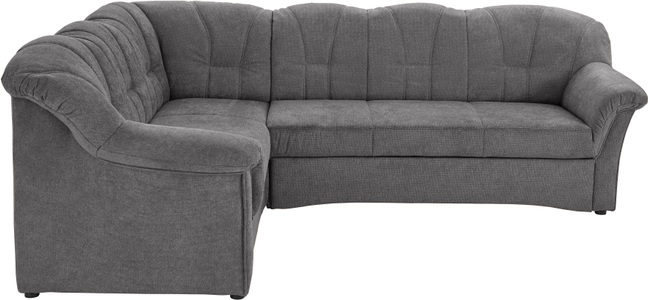 DOMO collection, DOMO collection Ecksofa, DOMO collection Ecksofa »Papenburg B/T/H: 242/190/84 cm L-Form«, wahlweise mit Bettfunktion, Langer Schenkel links oder rechts