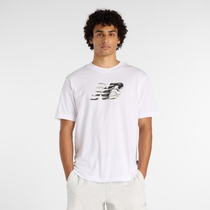 New Balance Funktionsshirt Kurzarm, für Sport- und Outdooraktivitäten, Rundhalsausschnitt