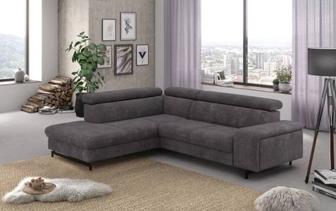 COTTA Ecksofa »Emma L-Form«, mit Kopfteilverstellung, wahlweise mit Bettfunktion & Bettkasten