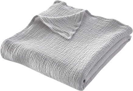LeGer Home by Lena Gercke, LeGer Home by Lena Gercke Wohndecke »Hevin«, Tagesdecke im Baumwoll - Crinkle Effekt, Kuscheldecke, LeGer Home by Lena Gercke Wohndecke »Hevin«, Tagesdecke im Baumwoll-Crinkle-Effekt, Musselin, Kuscheldecke