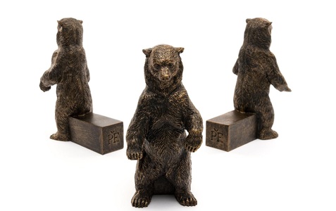 undefined, Blumenständer »Potty Feet Grizzlybär«, Jardinopia Pflanzentopffüsse Potty Feet Grizzlybär, 3er Set